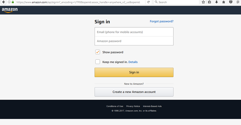 Amazon.com Login - Amazon Prime Login