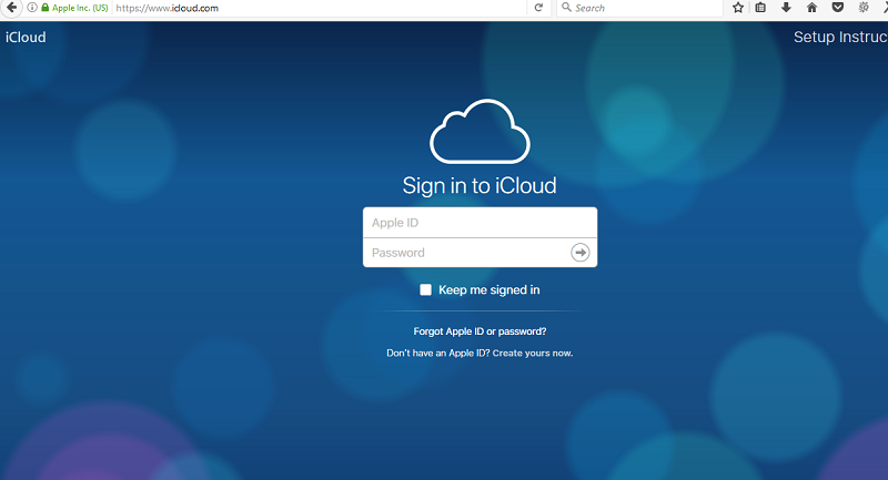 icloud sign in login