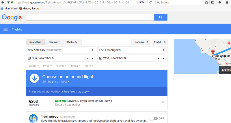 google flights